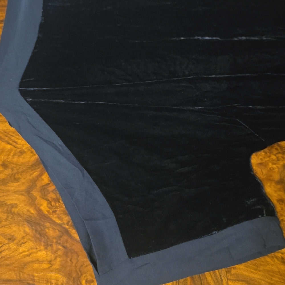 NWT Eileen Fisher Velvet Black Banteau Kimono Top Women's 2x - Picture 2 of 11